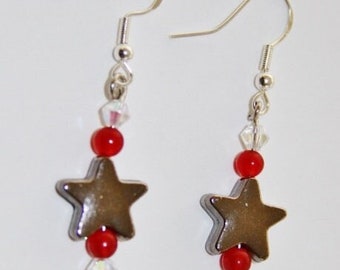 Earrings - Carnelian Gemstone