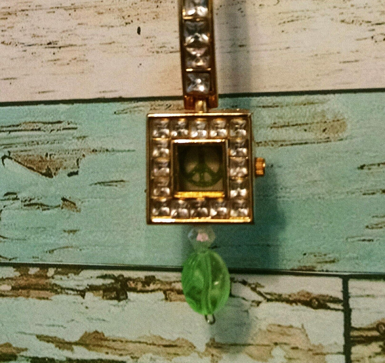 Custom Gold Wrist Watch Pendant Necklace Etsy