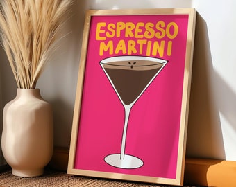 Espresso Martini Art Print – Stylish & Trendy Wall Art