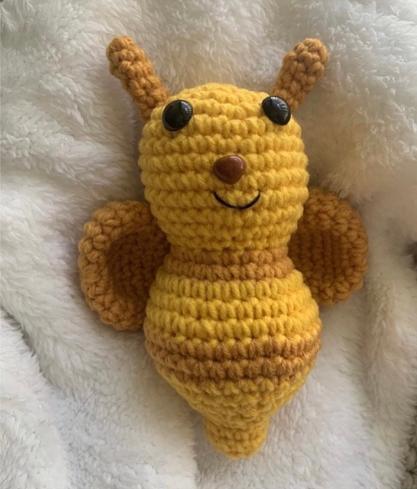 Crochet Pattern Yellow Bumble Bee Beginner’s Friendly Written PDF ...