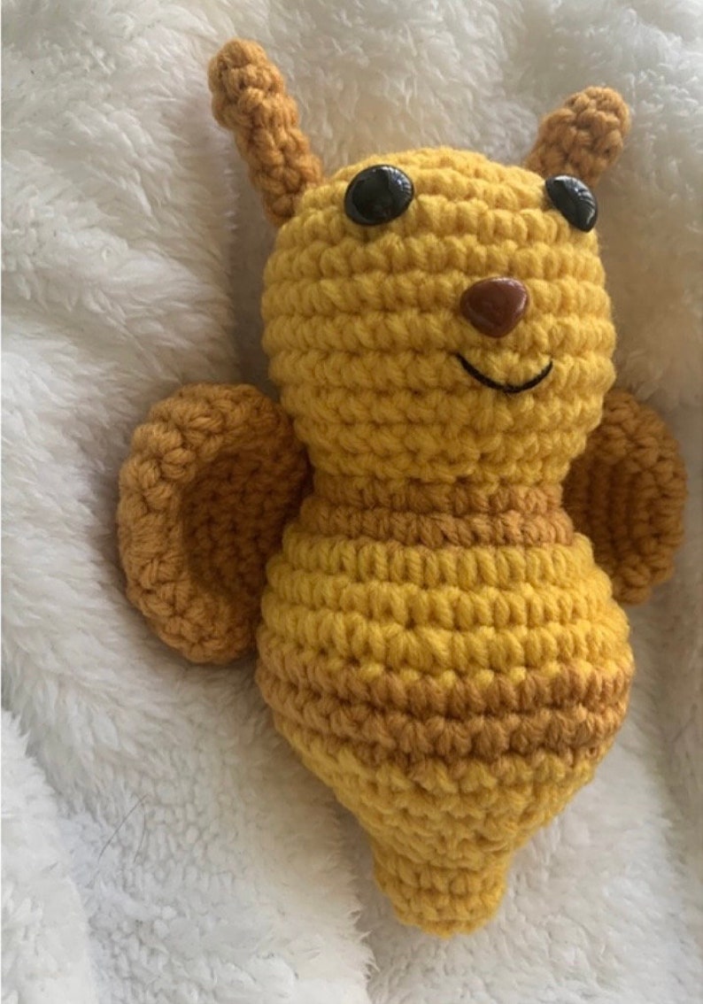 Crochet Pattern Yellow Bumble Bee Beginner’s Friendly Written PDF ...