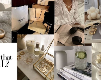 It Girl Vision Board Laptop Wallpaper - Etsy UK