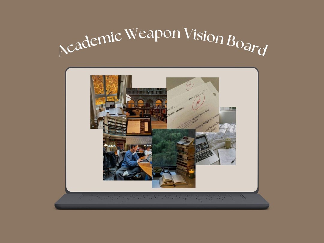 Academic Success Vision Board, Manifestation Wallpaper (digital ...