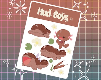 Wooper & Clodsire Sticker Sheet