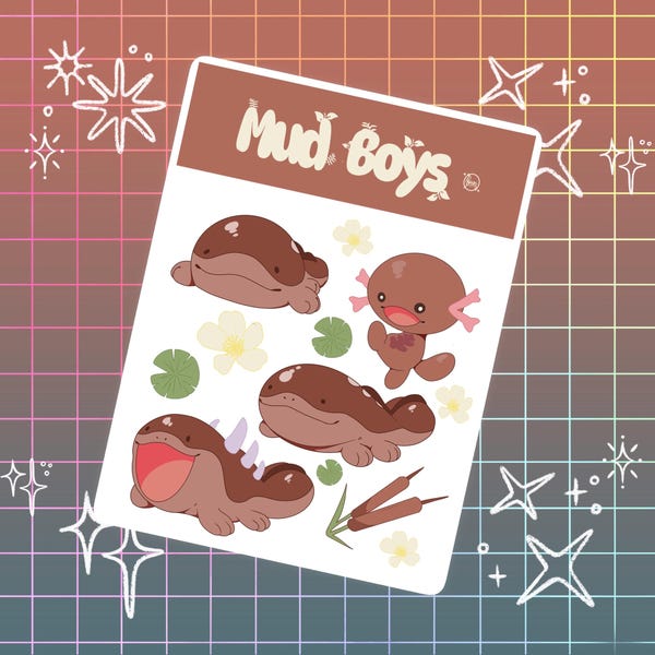 Arkusz naklejek Wooper i Clodsire