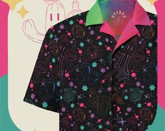 Final Fantasy Gold Saucer Button Up