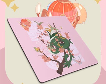 Royal Snake - Cherry Blossom Mouse Pad