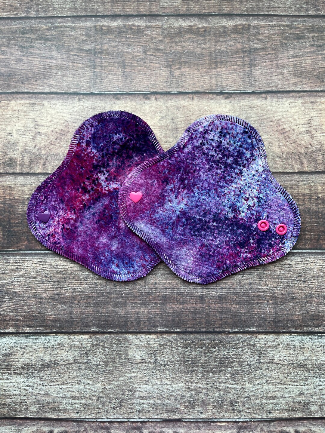 OBV Pantyliners Set of 2 6 Cloth Liners Organic Bamboo Velour Top