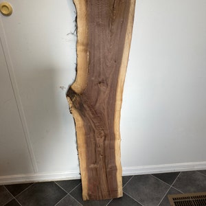 Walnut Live Edge Slabs  46&quot;  x 9&quot; x .5&quot;