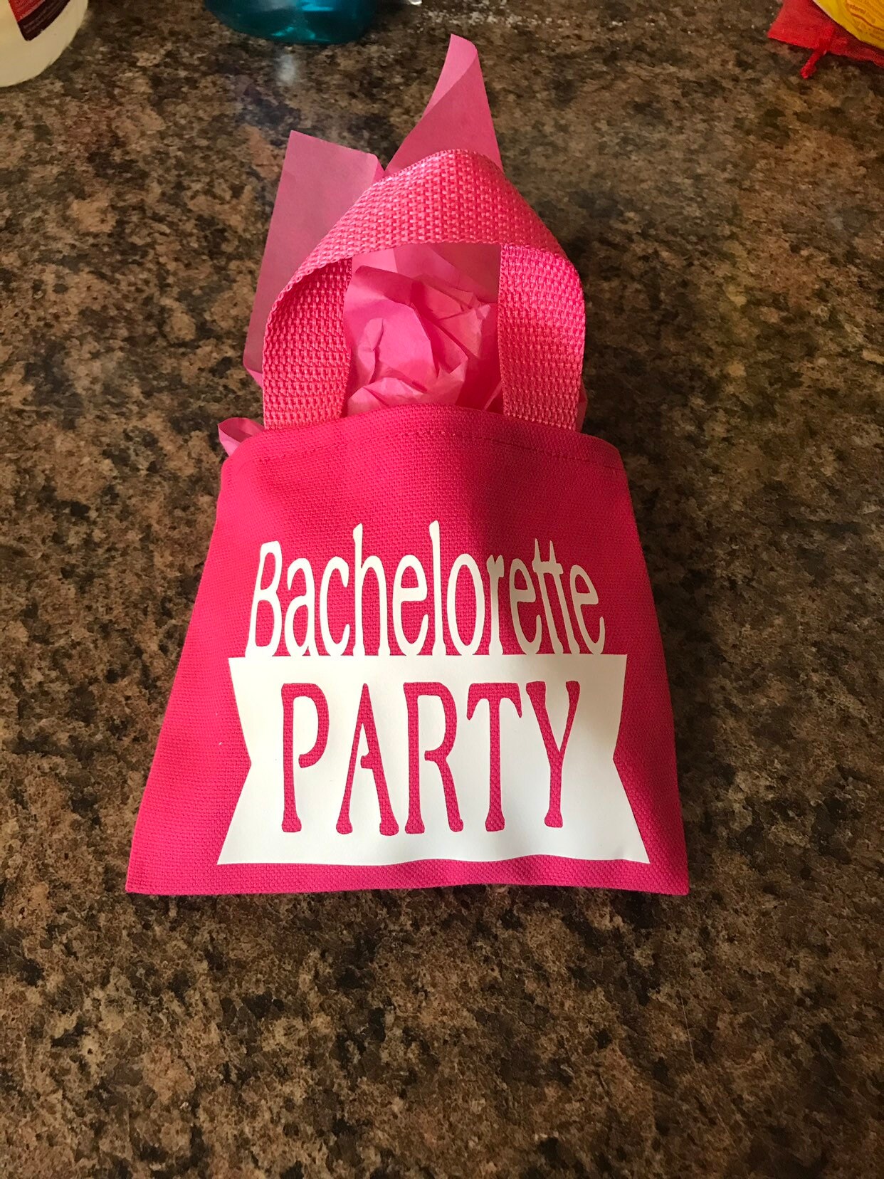 Canvas Gift Bag Bachelorette Party Gift Bag Custom Gift Etsy