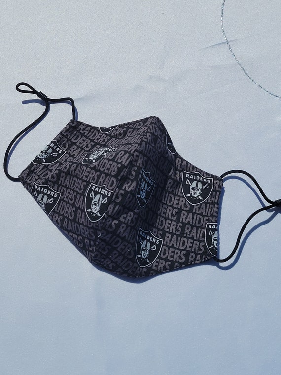 Raiders Mask BLK Adult Etsy