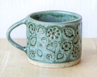 Botanical Stamped Mug