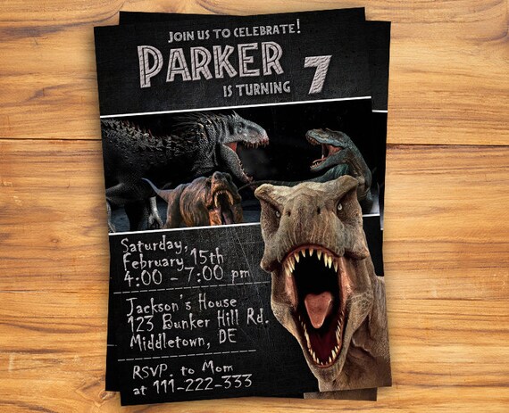 Fresh 22 Jurassic World Card Handmade