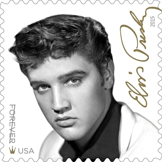 4 Unused Elvis Presley Stamps Forever Stamps Etsy etsy