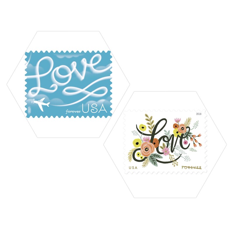 Love stamps// Love forever / Love scrapbooking stamps/ set of Etsy