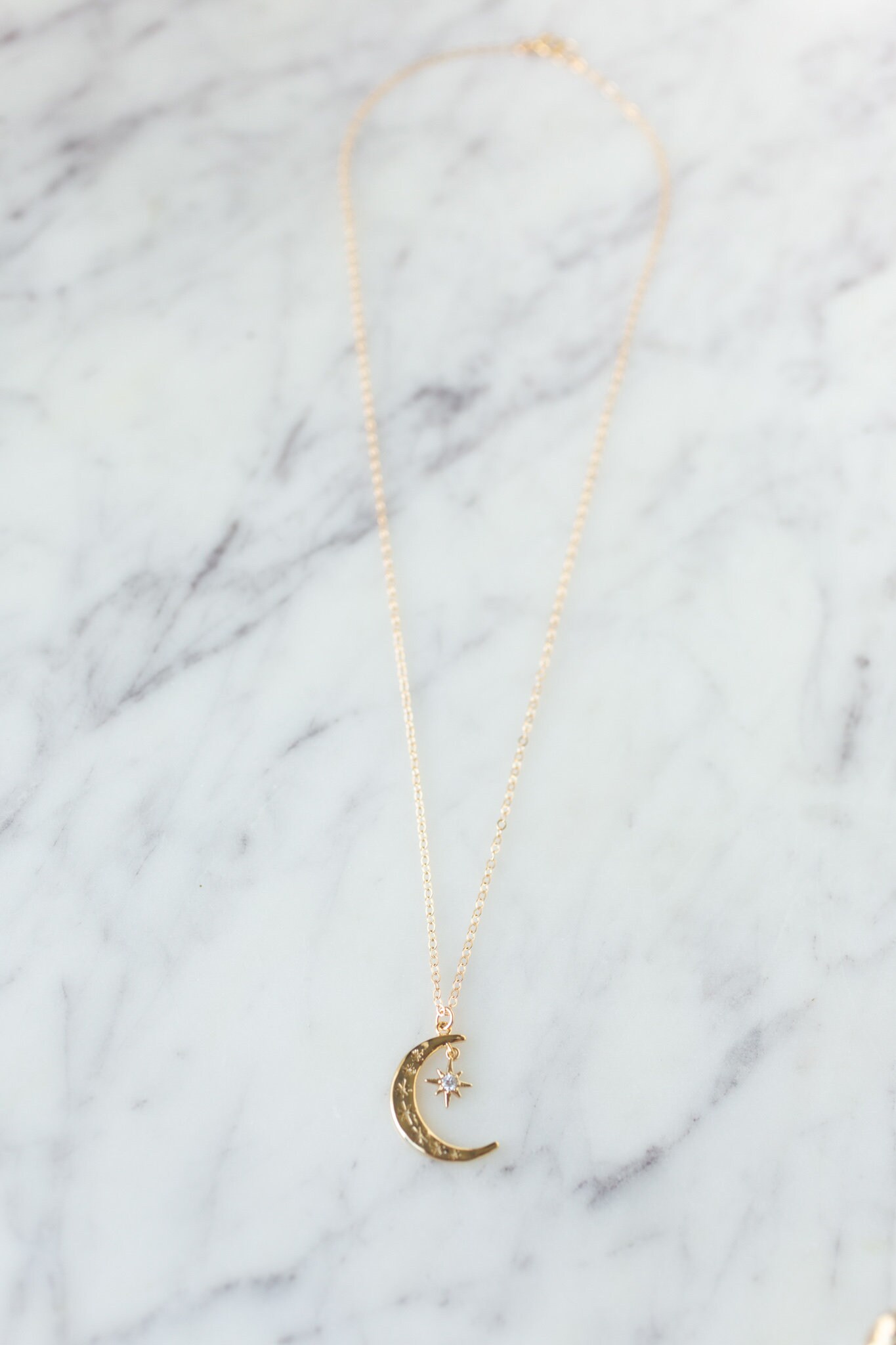 star and moon chain