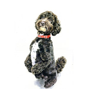 Custom Pet Portrait,Custom Oil Painting,Pet Oil Painting,Pet Portrait Oil Painting,Custom Watercolour Pet Portrait,Dog Oil Portrait image 6