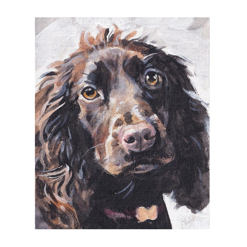 Custom Pet Portrait,Custom Oil Painting,Pet Oil Painting,Pet Portrait Oil Painting,Custom Watercolour Pet Portrait,Dog Oil Portrait image 9