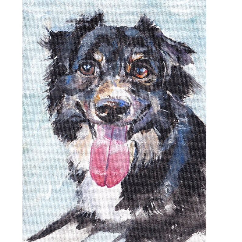 Custom Pet Portrait,Custom Oil Painting,Pet Oil Painting,Pet Portrait Oil Painting,Custom Watercolour Pet Portrait,Dog Oil Portrait image 3