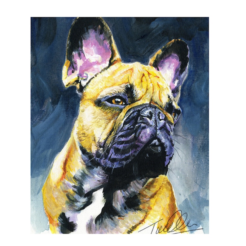 Custom Pet Portrait,Custom Oil Painting,Pet Oil Painting,Pet Portrait Oil Painting,Custom Watercolour Pet Portrait,Dog Oil Portrait image 6