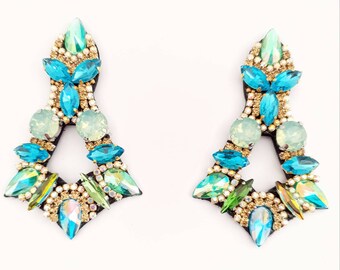Stud earrings - statement earrings - wedding earrings - bridesmaids earrings - prom earrings - handmade earrings - handmade jewellery - gift