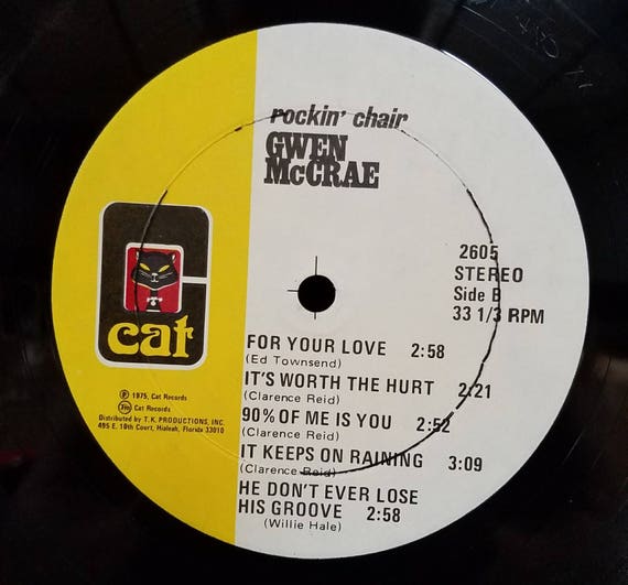 Gwen Mccrae Rockin Chair Soul Rnb Rare Lp Cat 2605 Winnie Etsy