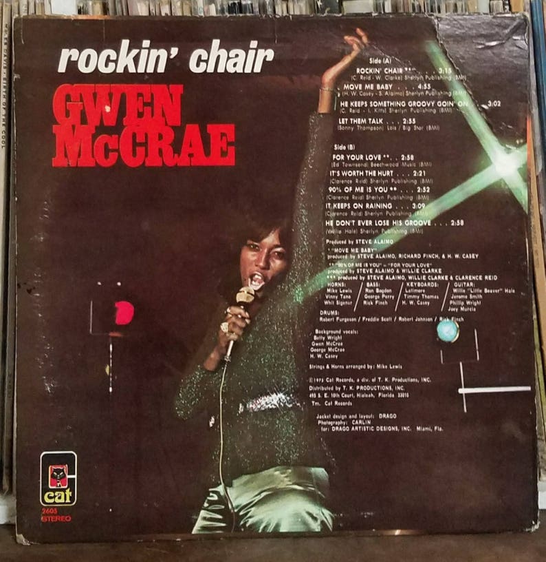 Gwen Mccrae Rockin Chair Soul Rnb Rare Lp Cat 2605 Winnie Etsy