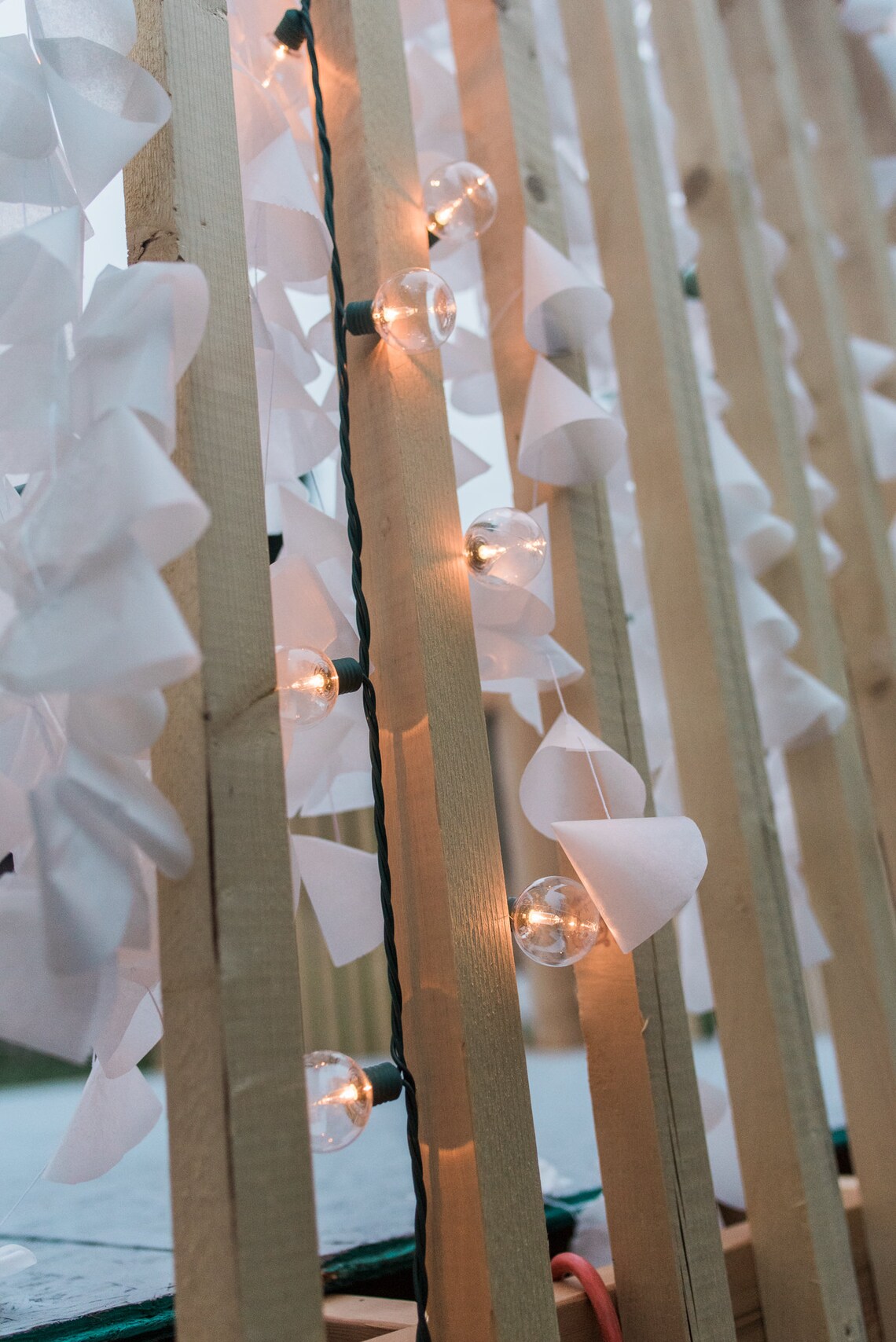 Paper Cone Backdrop Etsy