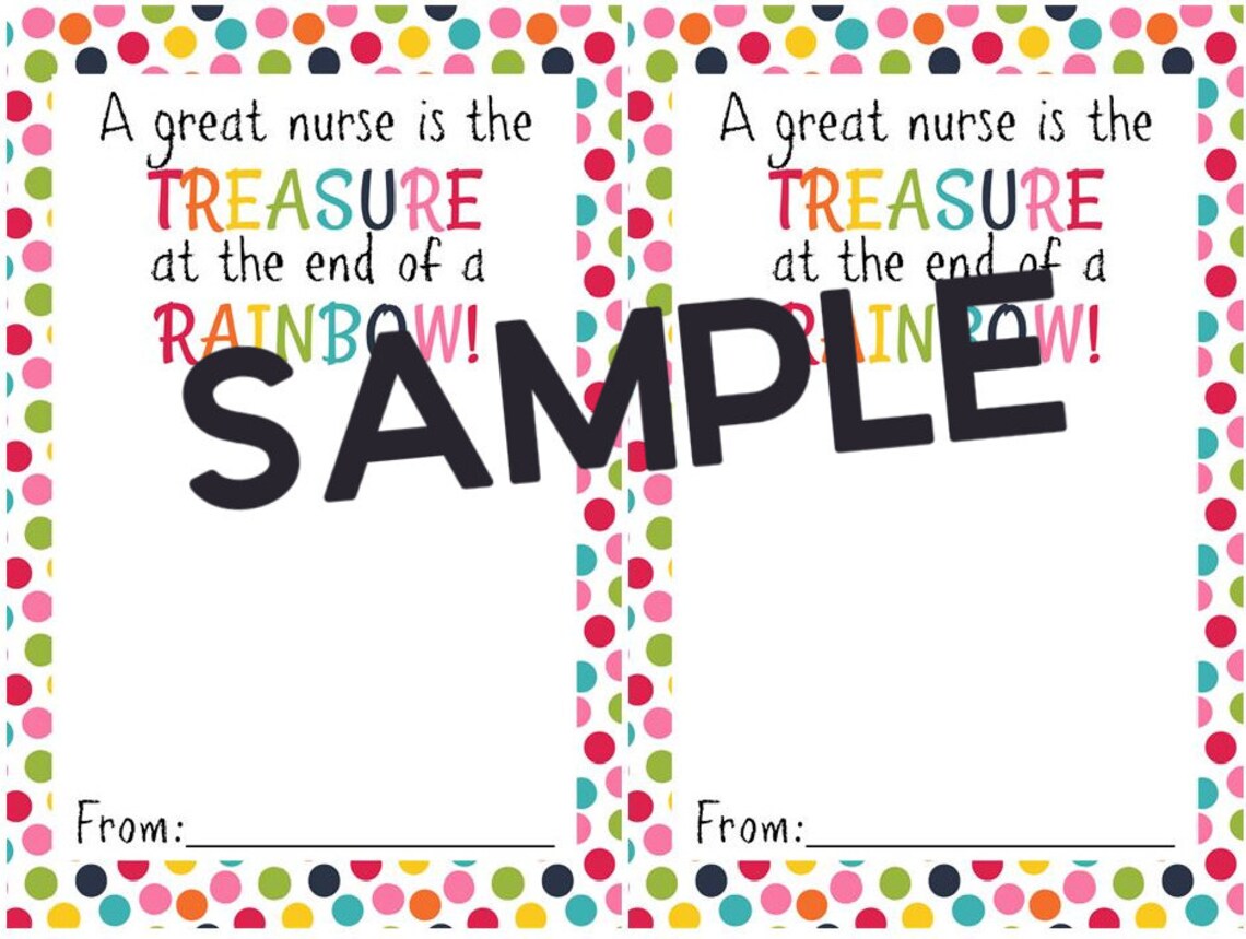 Printable Skittles Themed NURSE Appreciation Candy Holder Cards DIY ...
