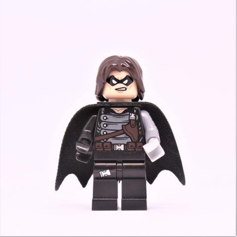 Custom Designed Minifigure Geo Force Superhero Printed On LEGO Parts