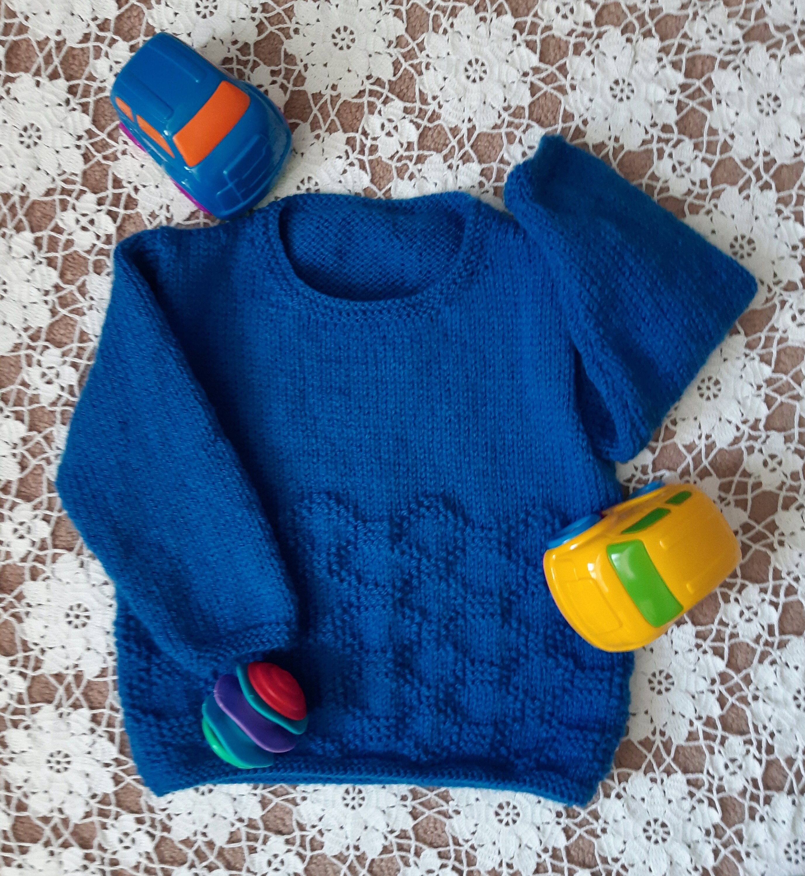 Boys royal blue sweater top