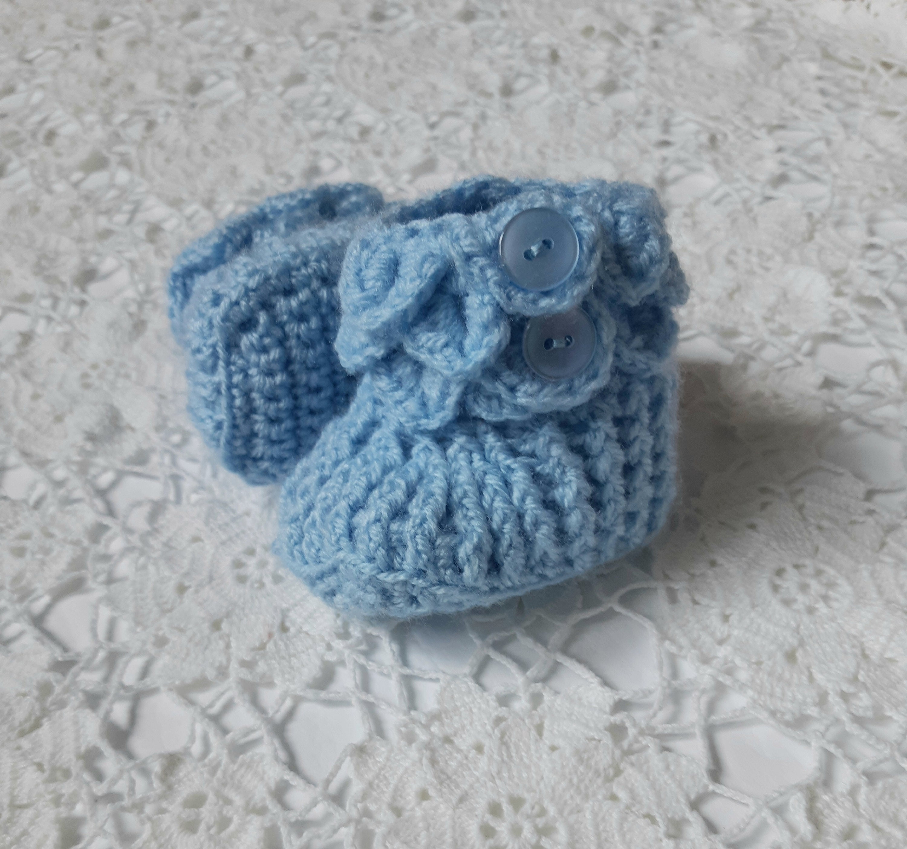 Crocodile Booties Crocheted Booties Baby Blue Booties Etsy
