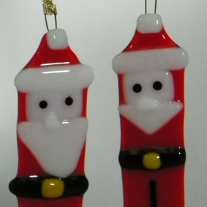 Weihnachtsmann Fusing Glas Ornament