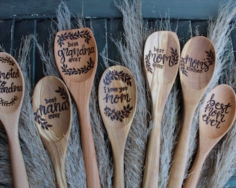 Mothers Day Gift |Personalized Wooden Spoon | mothers day gift ideas | Best Mom Ever| Wood Spoons | Gifts for Mom