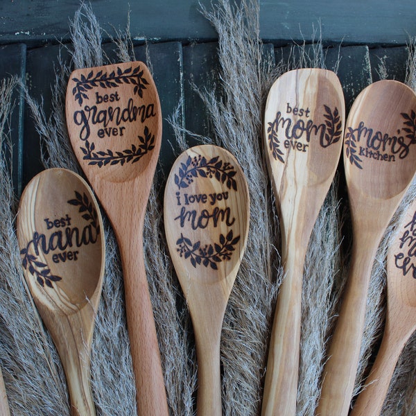 Mothers Day Gift |Personalized Wooden Spoon | mothers day gift ideas | Best Mom Ever| Wood Spoons | Gifts for Mom