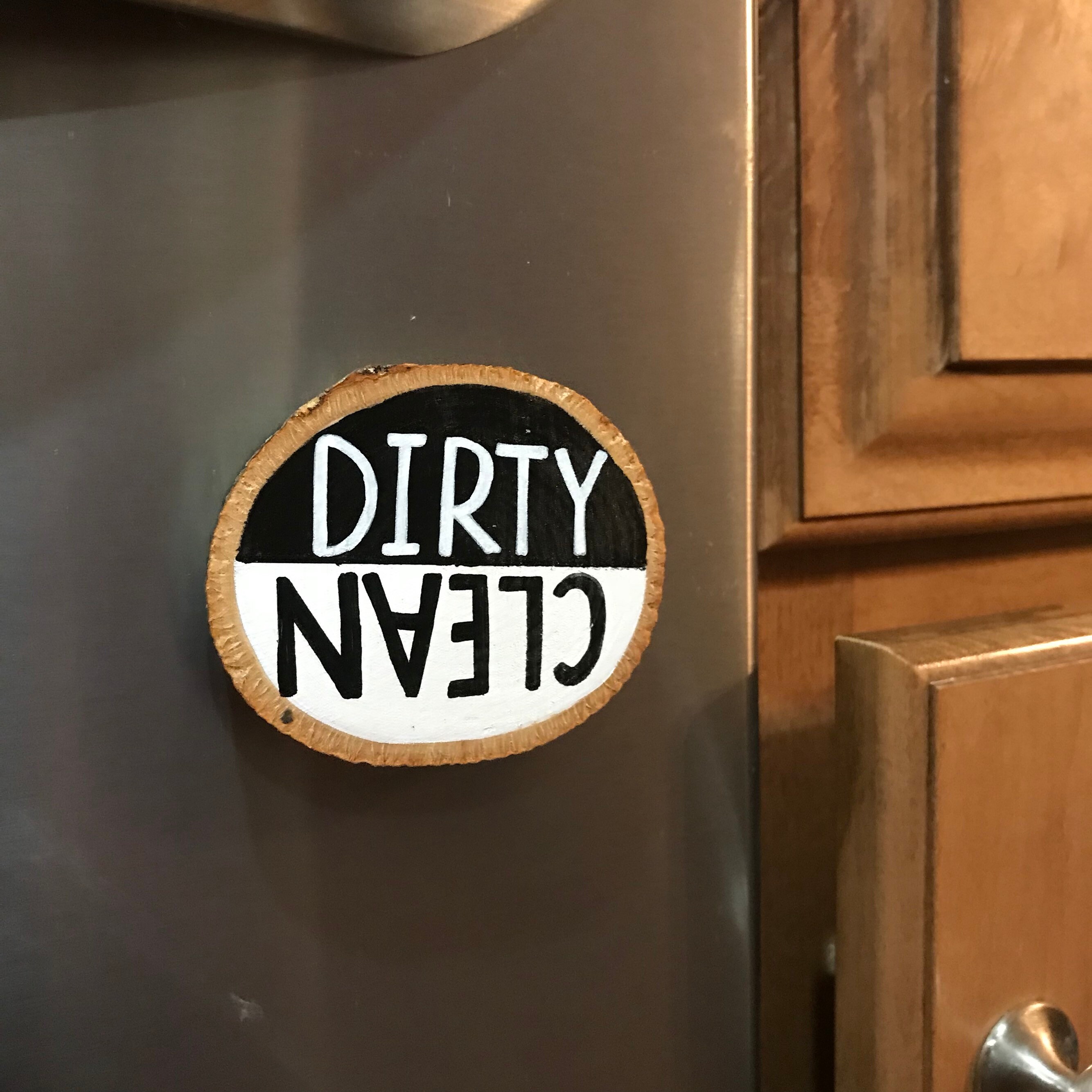 Clean Dirty Dishwasher Magnet | Dishwasher Clean/dirty Magnet, Kitchen ...