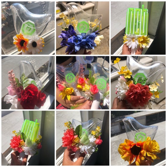 Custom Kpop Lightstick Flower Band Decorations Etsy