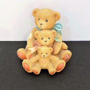Cherished Teddies Figurine, Theadore Samantha and Tyler, Friends Come in All Sizes