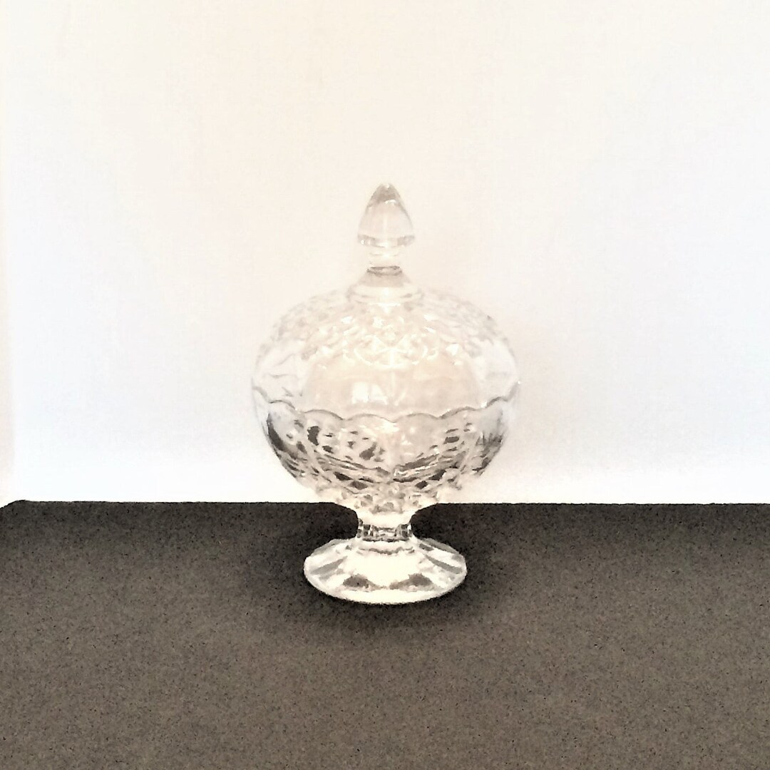 Lead Crystal Candy Dish, Nut Dish, Zajecar Crystal, Footed Nut Holder