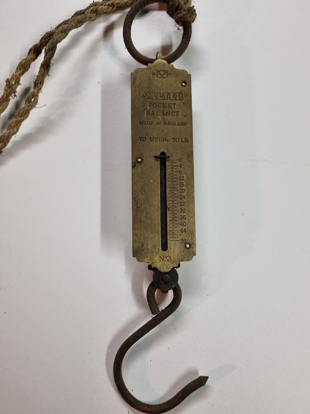Vintage Small Linear Spring Scale, Brass Scale - Etsy