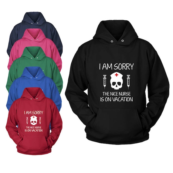funny nurse hoodies