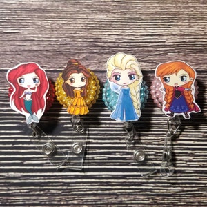 Disney Princess Inspired Badge Reels