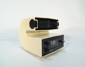 Retro Flipclock Atomic 70s Alarm Clock Vintage Flipclock Form 99 Space Age Clock POP Art Flipclock Radio Clock Clock Radio