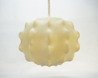 RARE Vintage XL Cocoon Lamp by Tobia Scarpa for Flos / 60s Italy / Mid Century Modern Cocoon Ceiling Lamp / Space Age / Vintage Chandelier
