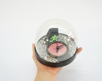 Vintage Koziol Table Clock / 80s Memphis Design Clock / Post  Modern Watch