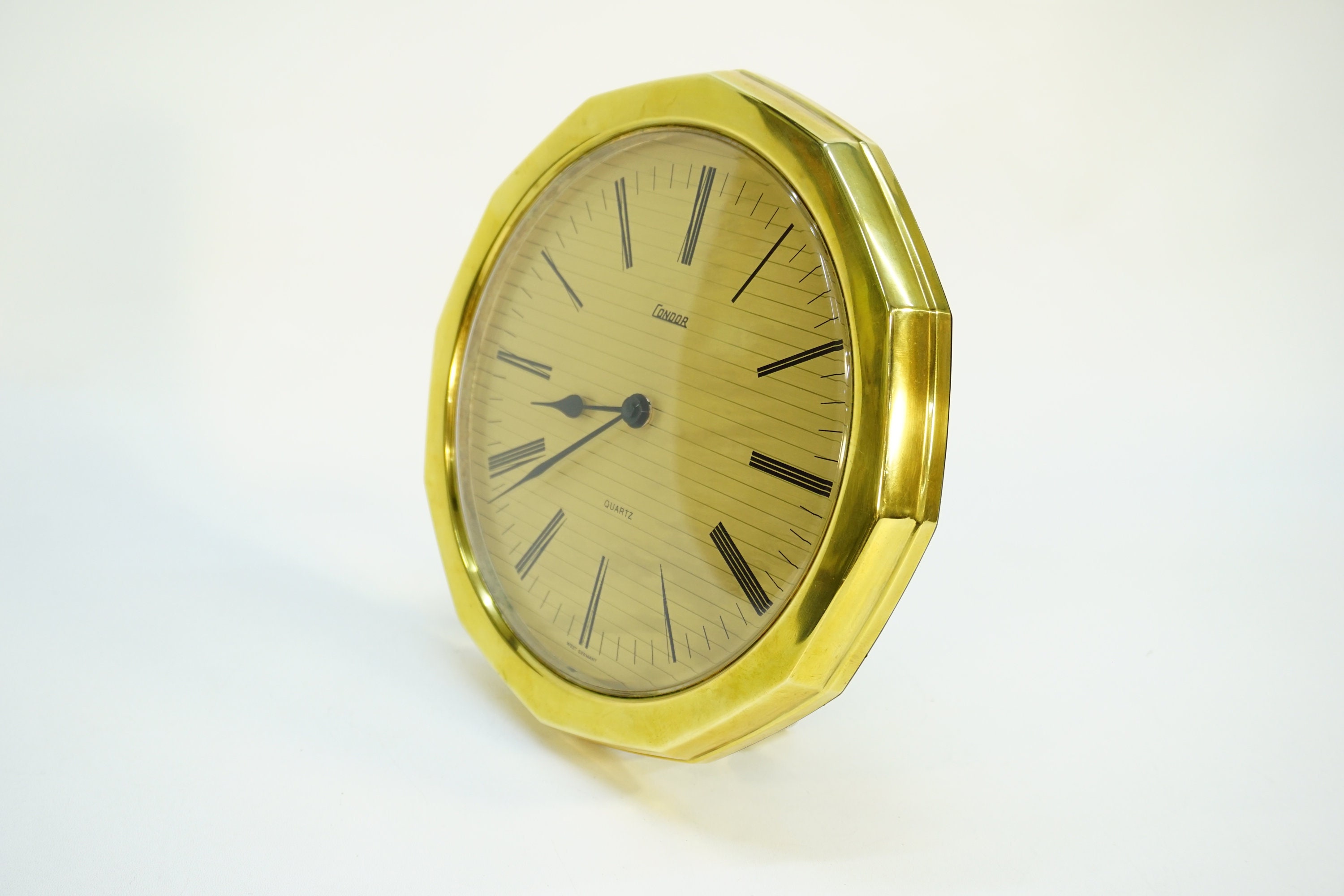 Vintage Wall Clock / 70s Germany / Retro Condor Clock / Etsy