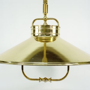 Lampada a sospensione vintage XL / Hollywood Regency / Lampada a sospensione retrò / Mid-Century Modern / Lampada anni &#39;80 / Space Age / Atomic / Stile Memphis / Oro