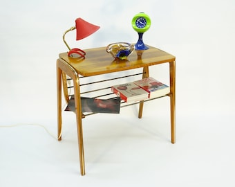 Vintage Mid Century Beistelltisch / Fernsehtisch / Sidetable / Beistelltisch / TV Tisch / Vintage Fernsehtisch / Skandinavisches Design