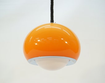 Vintage hanglamp / retro hanglamp / plafondlamp / Guzzini Bud / jaren '70 / Space Age / Atomic / Meblo voor Guzzini / Mid Century Modern