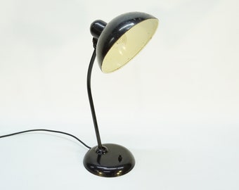 Vintage Kaiser Idell - Lámpara de escritorio / Lámpara industrial / Lámpara de mesa ajustable / Spot Light / Bauhaus / 40s Lamp / Kaiser 6556 / Retro Black Lamp